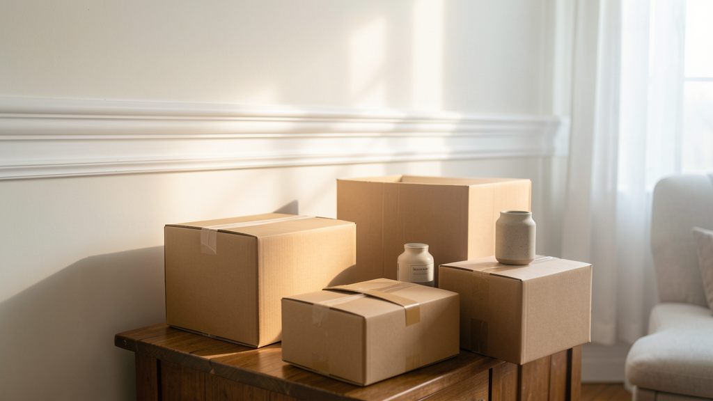 Photographic detail related to DIY Architectural Wall Molding Using Only Cardboard Boxes