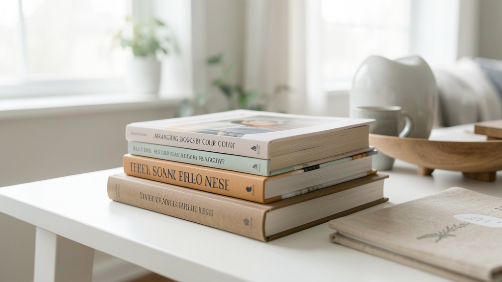 Photographic detail related to Why Does Arranging Books by Color Often Look So Tacky?